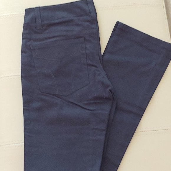 NWT Dickies Girl SZ ONE!! Blue Skinny Low Rise Pants HH164 - Picture 4 of 7